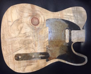 steel red, rust tele kit