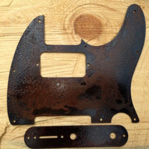 humbucker steel tele control plate