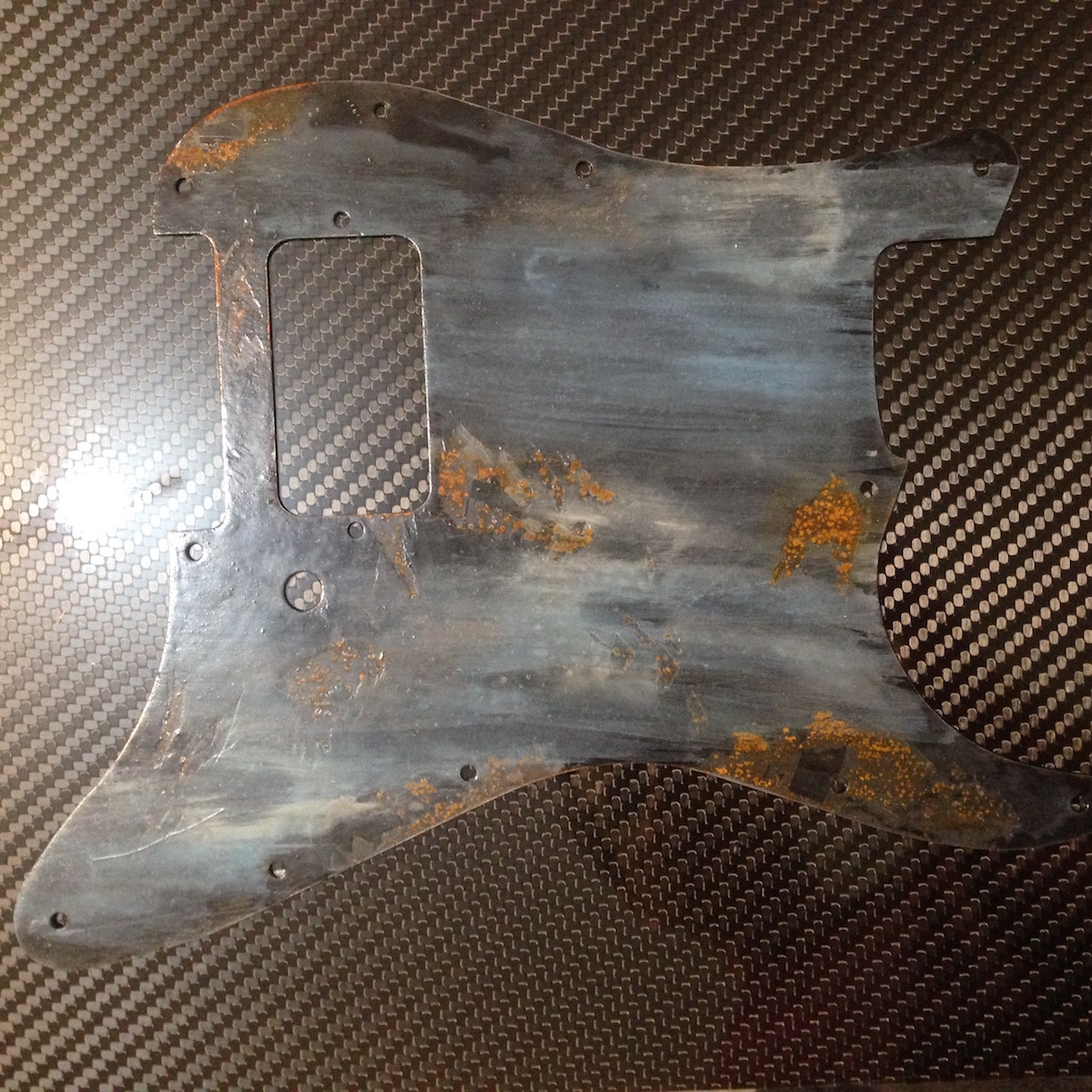 Humbucker Strat pickguard