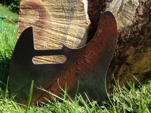 striped pickguard