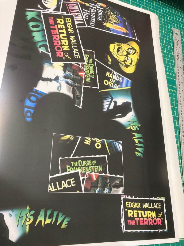 Ritchie Kotzen 90s  guitar wrap. Recreation of Ibanez horror graphic of signature guitar. - Image 7