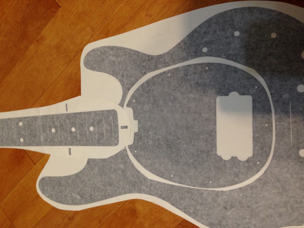 Stingray bass blueprint