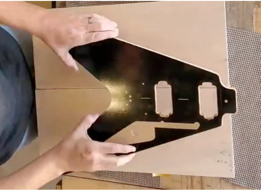 Flying V Guitar Template