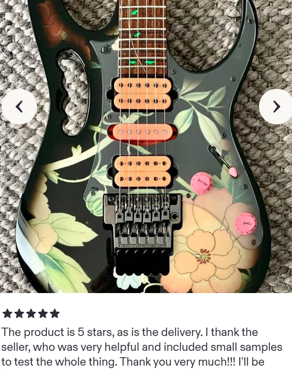 Vai Floral guitar wrap