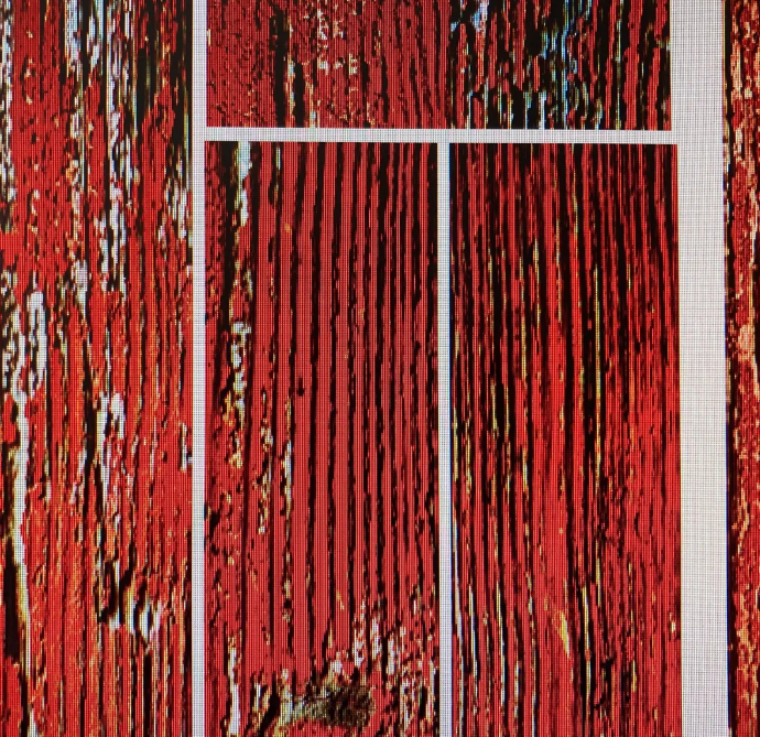 ZZ Top Telecaster Guitar Wrap, Aged Peeling Red Paint Vinyl sticker, Knifeless install - Image 4