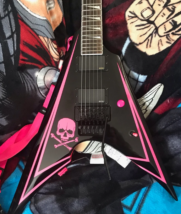 LTD Alexi 200 Pinstripe Guitar Graphics Kit. - Image 8